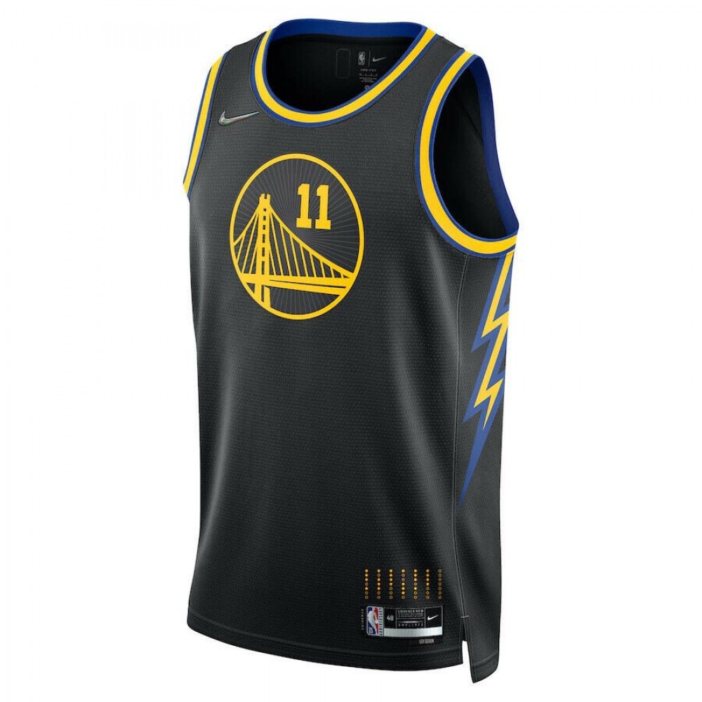 Men's Golden State Warriors Klay Thompson #11 Black 2021/22 Swingman Jersey - City Edition-Pro Kit Vault | Brand New 26/27 Sports Jerseys